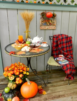 October Tea on the Deck